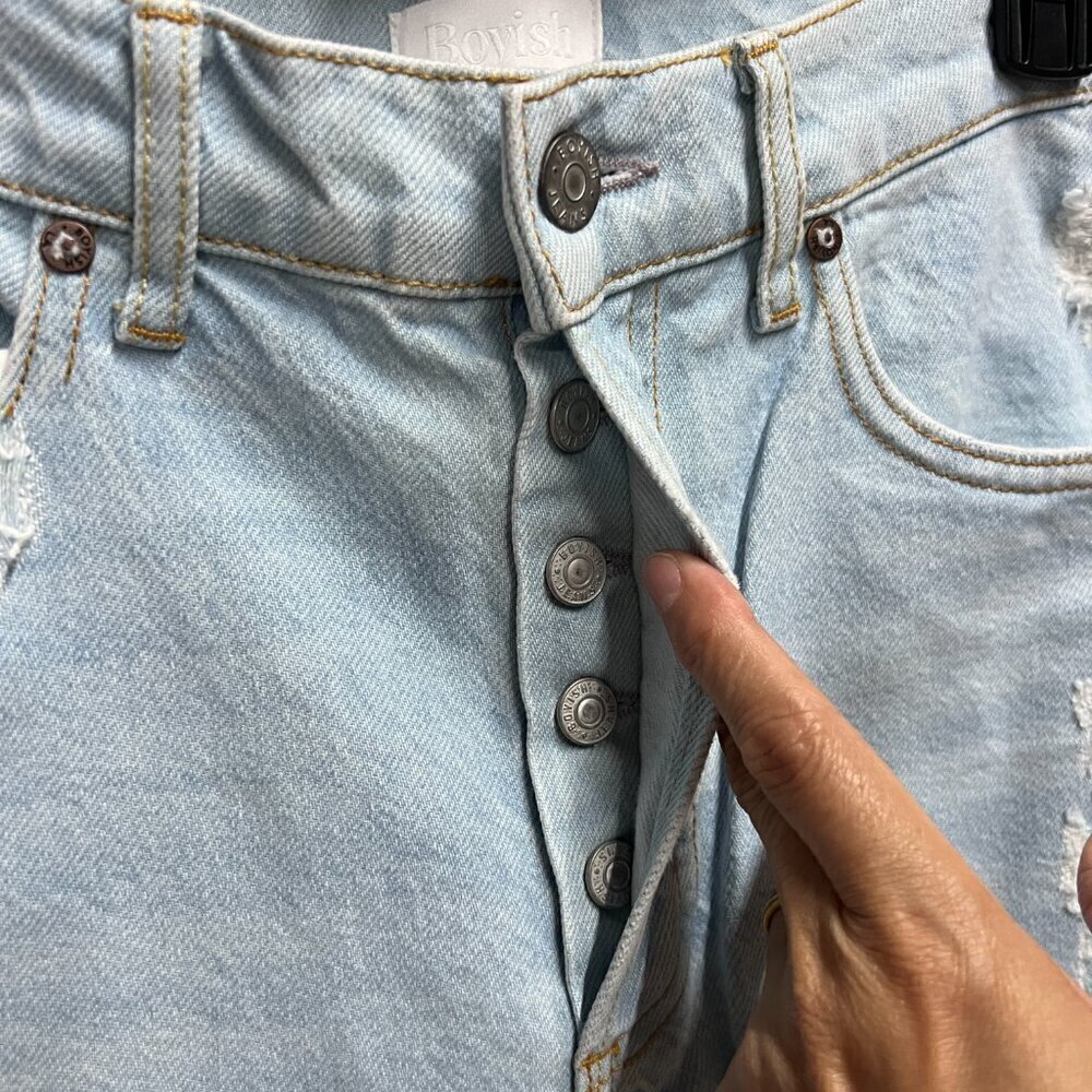 Boyish THE TOMMY High-Waisted Rigid Straight Jean Sz 26 in SPECTACULAR NOW - Picture 5 of 12